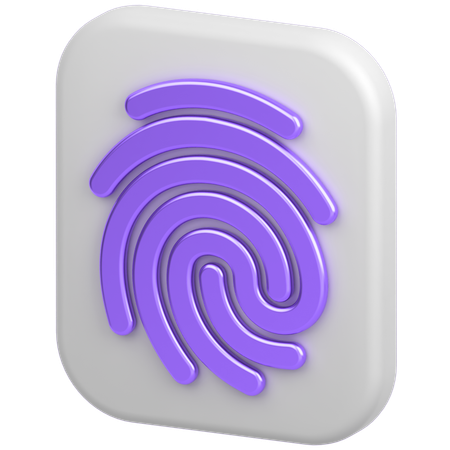Fingerprint  3D Icon