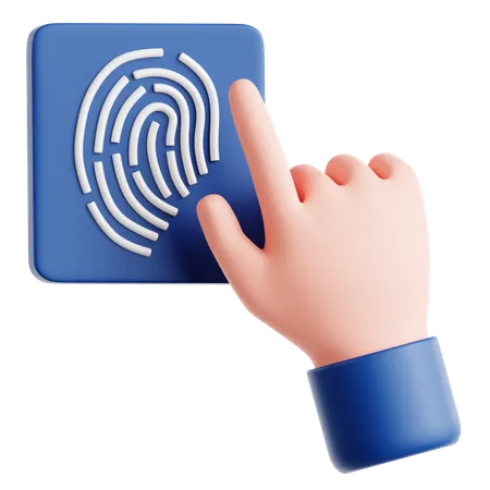 Fingerprint  3D Icon