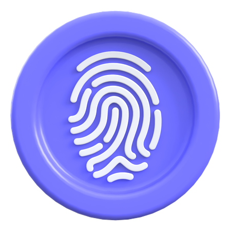 Fingerprint  3D Icon