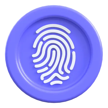 Fingerprint  3D Icon