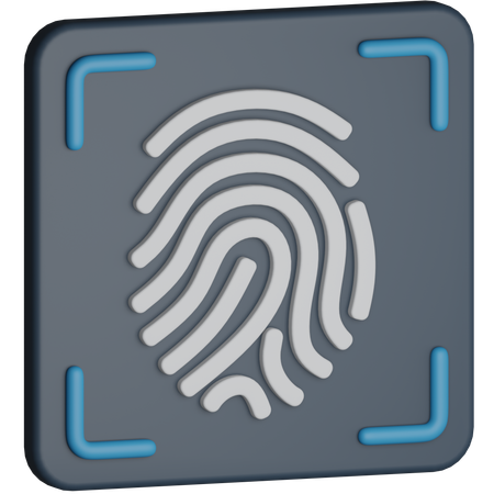 Fingerprint  3D Icon