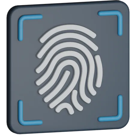 Fingerprint  3D Icon