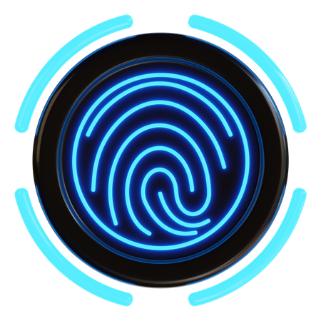 Fingerprint  3D Icon