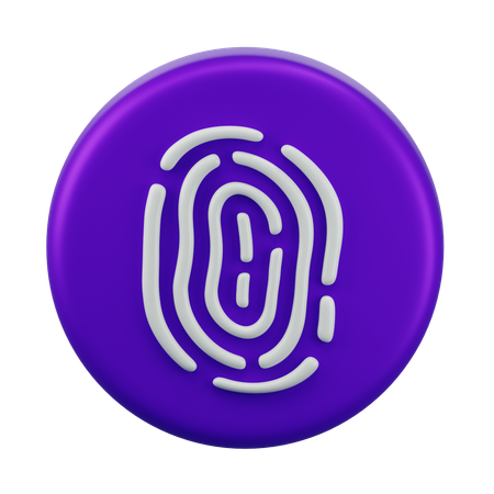 Fingerprint  3D Icon