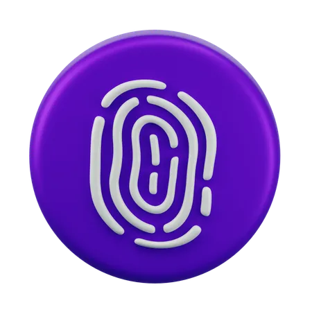 Fingerprint  3D Icon