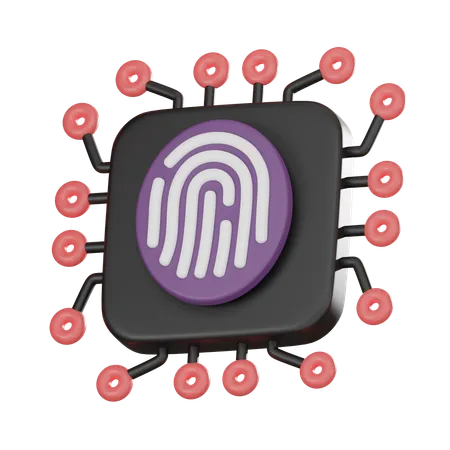 Fingerprint  3D Icon