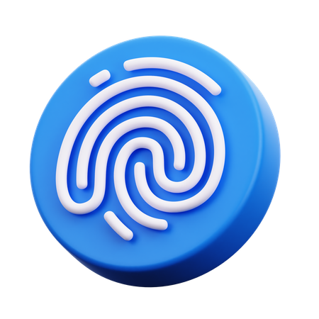 Fingerprint  3D Icon