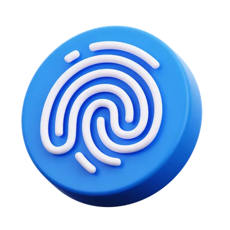 Fingerprint  3D Icon