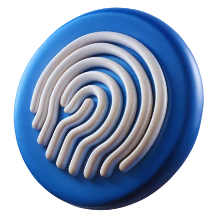 Fingerprint  3D Icon