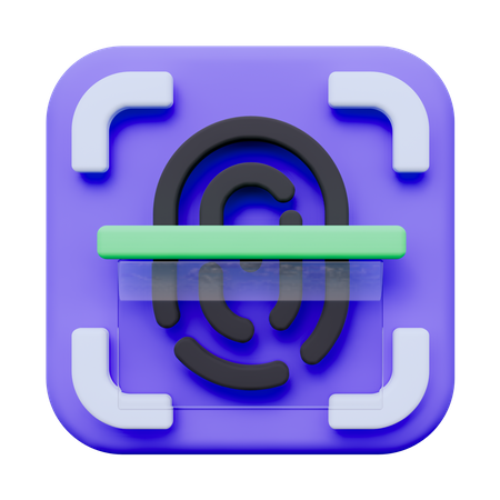 Fingerprint  3D Icon