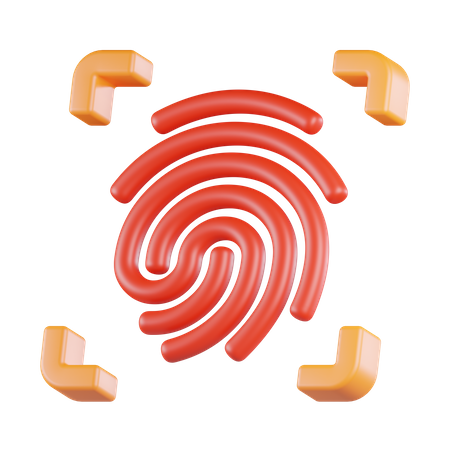 Fingerprint  3D Icon