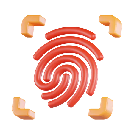 Fingerprint  3D Icon