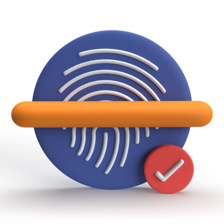 Fingerprint  3D Icon