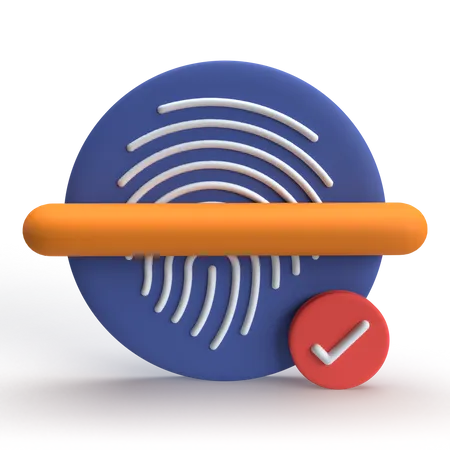 Fingerprint  3D Icon