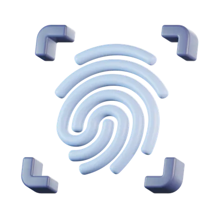 Fingerprint  3D Icon