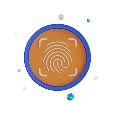 Fingerprint  3D Icon