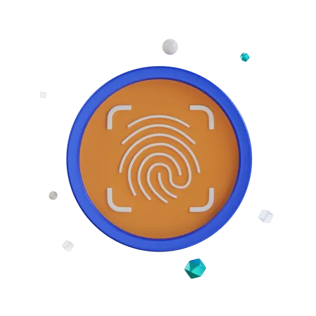 Fingerprint  3D Icon