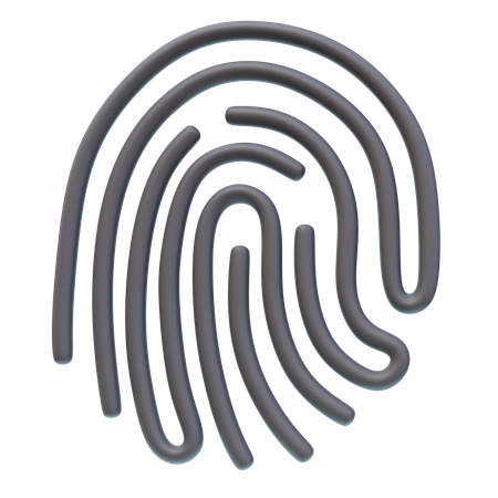 Fingerprint  3D Icon