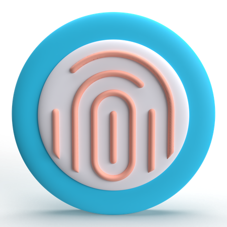 Fingerprint  3D Icon