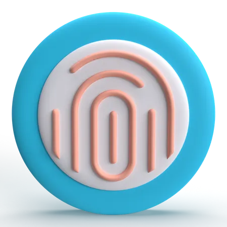 Fingerprint  3D Icon