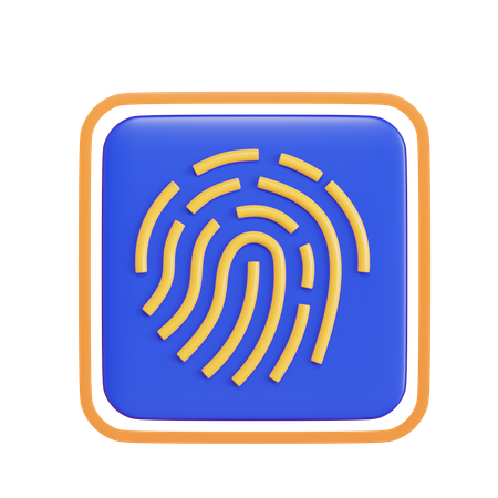 Fingerprint  3D Icon