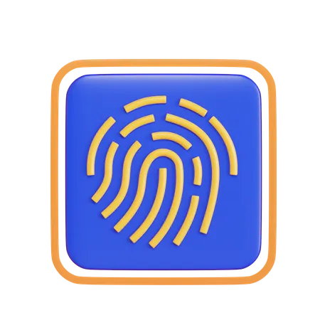 Fingerprint  3D Icon