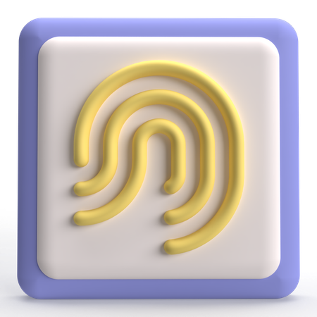 Fingerprint  3D Icon