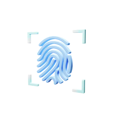 Fingerprint  3D Icon