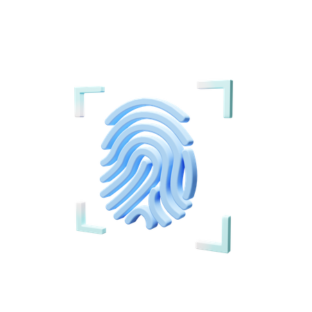 Fingerprint  3D Icon