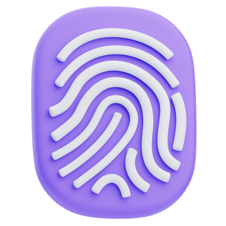 Fingerprint  3D Icon