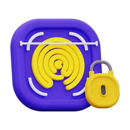 Fingerprint  3D Icon