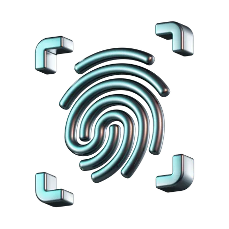 Fingerprint  3D Icon