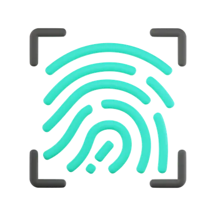 Fingerprint  3D Icon