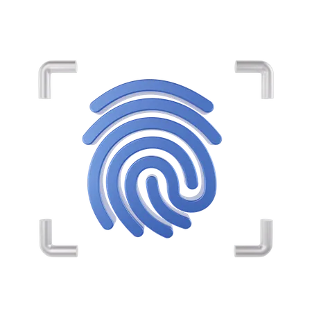 Fingerprint  3D Icon