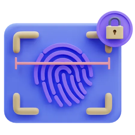 Fingerprint  3D Icon