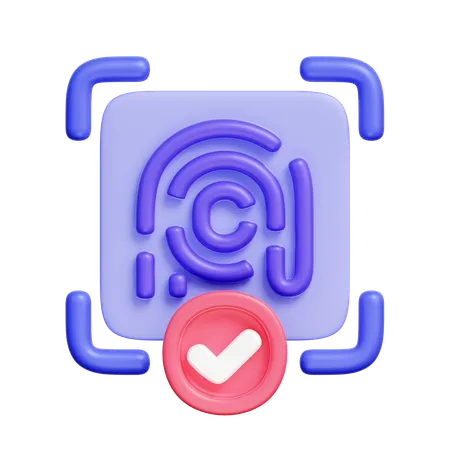 Fingerprint  3D Icon