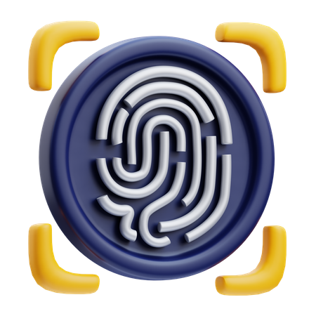 Fingerprint  3D Icon