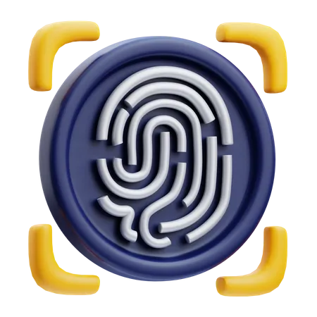 Fingerprint  3D Icon