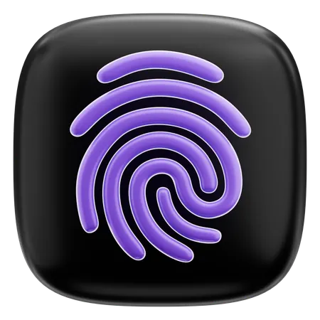 Fingerprint  3D Icon