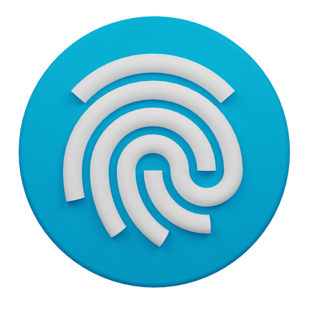 Fingerprint  3D Icon