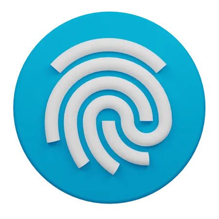 Fingerprint  3D Icon