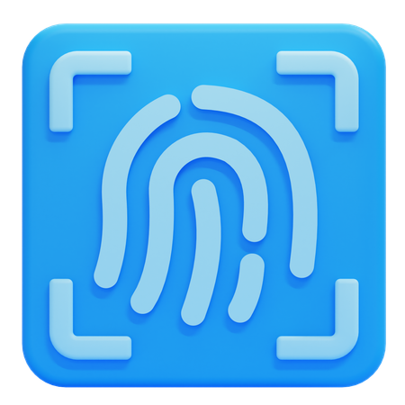 Fingerprint  3D Icon