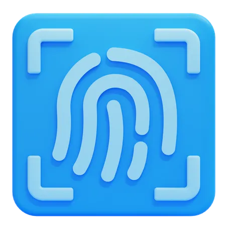 Fingerprint  3D Icon