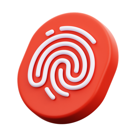 Fingerprint  3D Icon