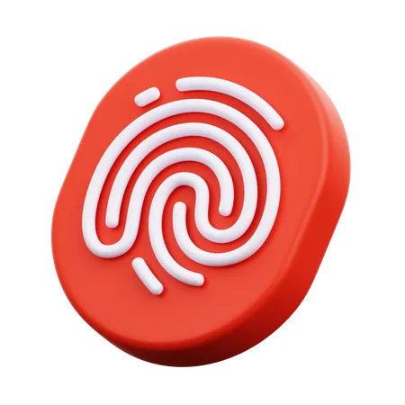 Fingerprint  3D Icon