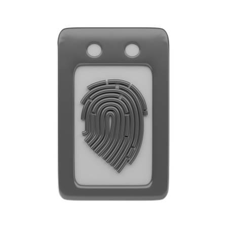 Fingerprint  3D Icon