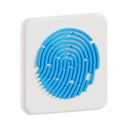 Fingerprint  3D Icon