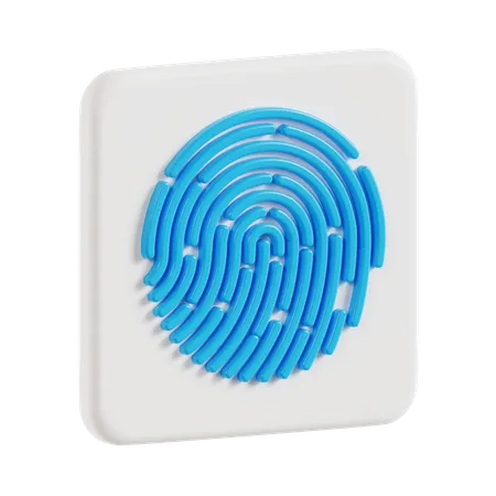 Fingerprint  3D Icon