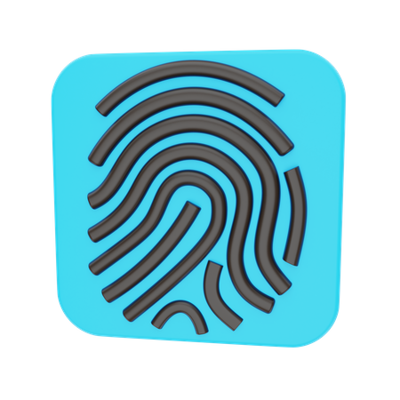 Fingerprint  3D Icon