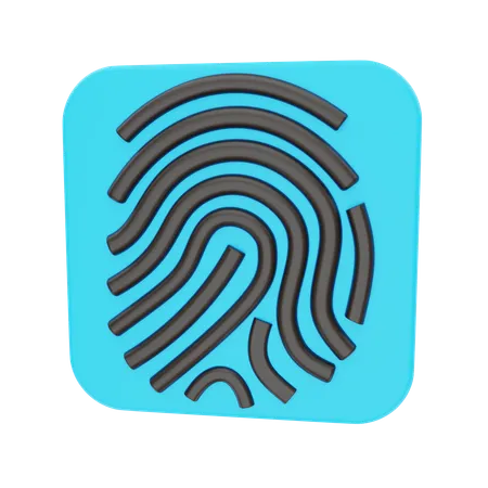 Fingerprint  3D Icon